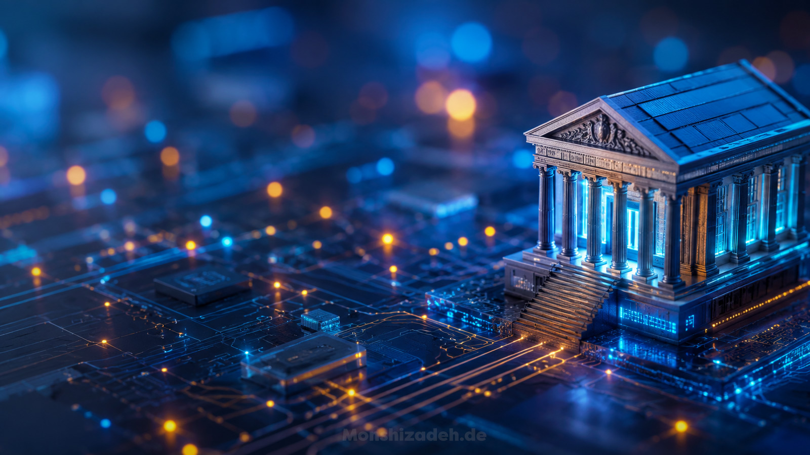 Enterprise AI governance operating model in a European bank connecting the EU AI Act, DORA, GDPR, model risk and board accountability